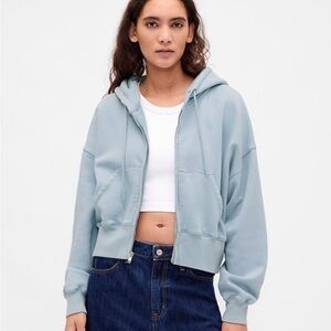 GAP VintageSoft Full Zip Wedge Hoodie